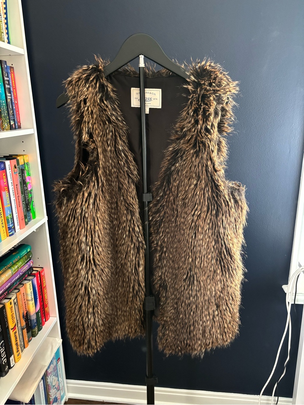 Faux Fur Cozy Brown Vest